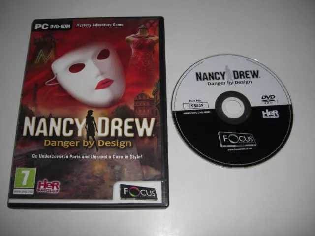 NANCY DREW - DANGER BY DESIGN Pc Cd Rom FO - FAST POST