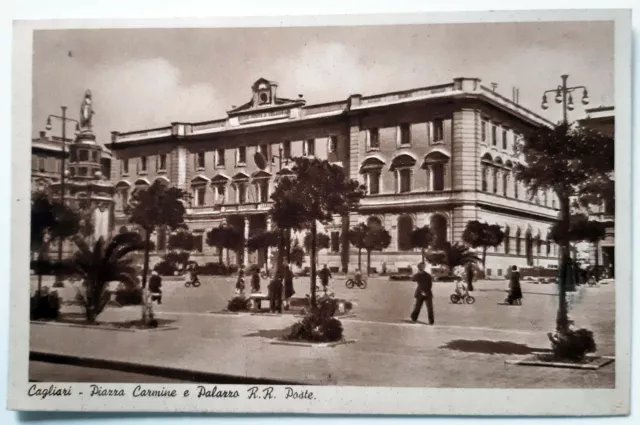 Cagliari - Piazza Carmine e Palazzo RR. Poste - 1939