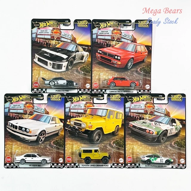 HOT WHEELS PREMIUM 2024 Boulevard #115-120 Set 5 Autos 91 BMW M5 ...