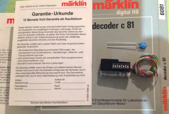 Lokdecoder C 81 - Marklin 6081