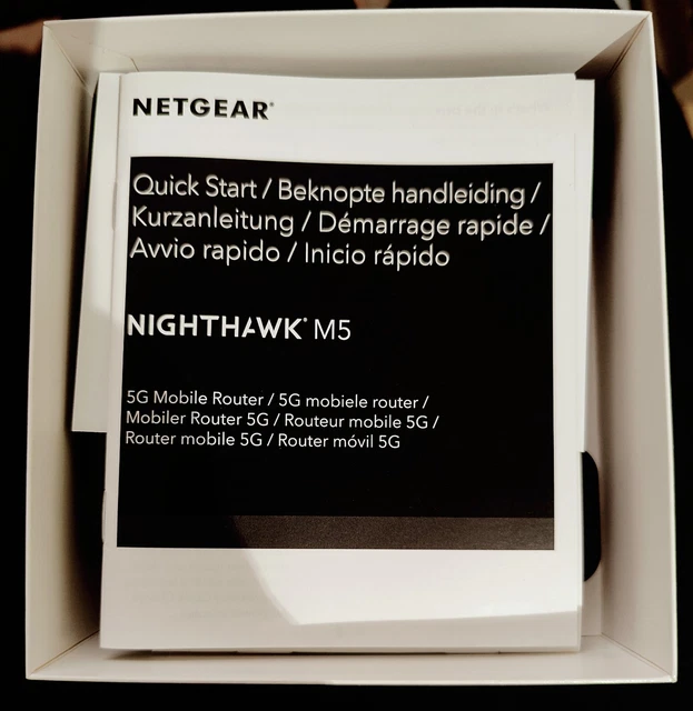 NETGEAR M5 MR5200 5G LTE 4G , Wifi 6 , Nighthawk Router Portatile + Fisso 15