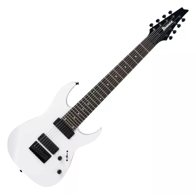 Chitarra elettrica Ibanez RG standard RG8-WH bianca 8 corde bianca humbucker hardtail