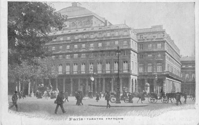75 Paris Theatre Francais Anime - Pub Au Dos Maison Dupont-Labay Bayeux