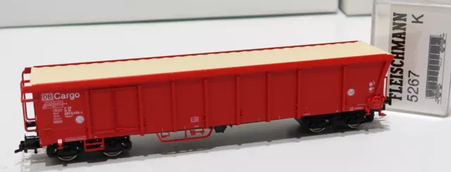 Fleischmann H0 5267 Rolldachwagen der DB Cargo - TOP + OVP