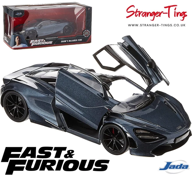 Jada Toys Fast & Furious Hobbs & Shaw: Shaws McLaren 720S-1:24 253203036 Multicolore Jada Toys Fast & Furious Hobbs & Shaw: Shaws McLaren 720S-1:24 253203036 Multicolore