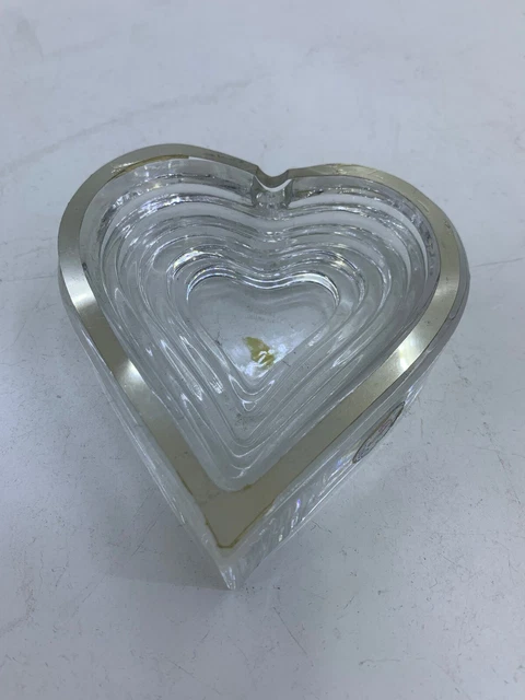 POSACENERE P & S CRISTALLO ARNOLFO DI CAMBIO CUORE ANNI'70 da