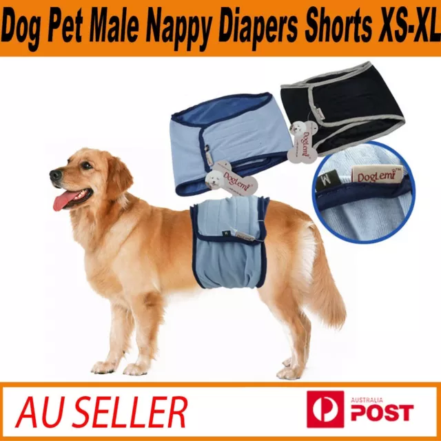 Dog Pet Male Nappy Diapers Shorts Season Sanitary Pants Undies Underpants XS-XL