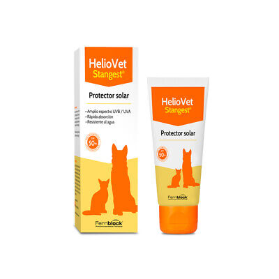 STANGEST Heliovet Protector Solar para Perros y Gatos, Crema, 50 ml