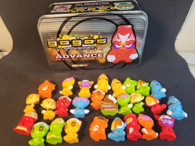 Gogos Crazy Bones ADVANCE Special Edition.Tin.  27 Figures Exclusive Limited