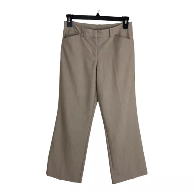 Worthington Womens  Pants Adult Size 8 Petite Beige Work Pants Pockets