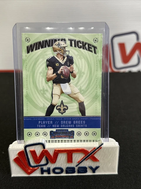 2020 Panini Contenders Winning Ticket Drew Brees #WT6