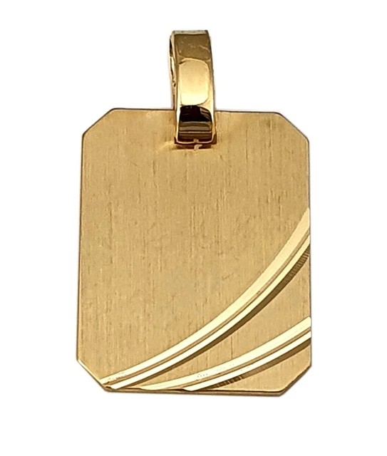 Petit Pendentif Octogonal En Argent Plaqué Or Avec Initiale J En Zi... | Collier Lettre J Mini