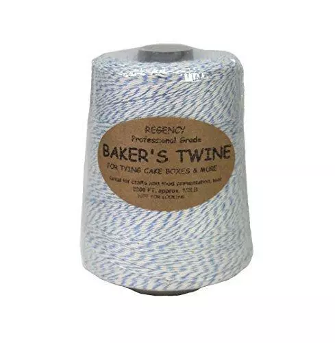Regency Wraps Baker's Twine for For tying Pastry Boxes and more .05LB Blue &