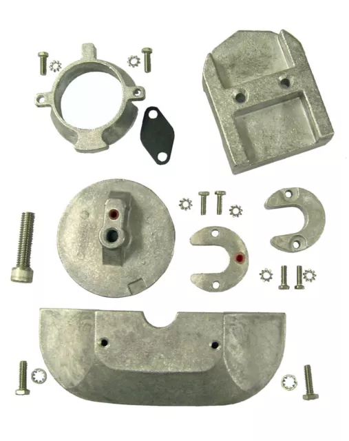 Aluminum Anode Kit for Mercruiser Alpha 1 Gen 2 with Hardware Military Grade NEW