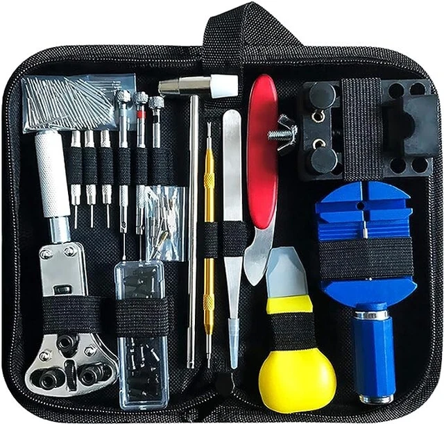 Kit Professionale Per La Riparazione Di Orologi, Attrezzi Alta Qualità 147-Pz
