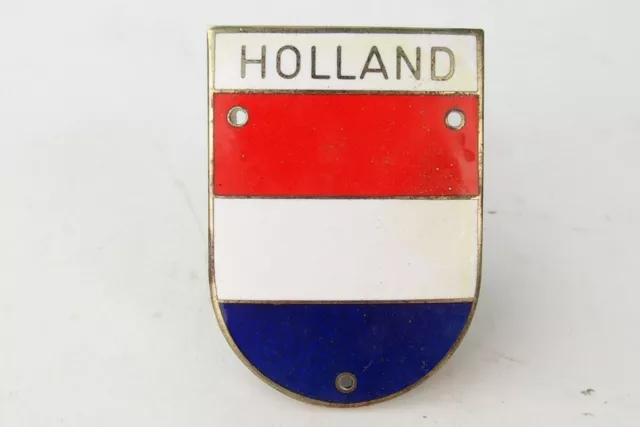 alte Auto Plakette - HOLLAND - vintage car badge