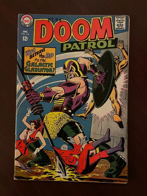 Doom Patrol #116 (DC Comics 1967) Silver Age Printing Error 5.5 FN-