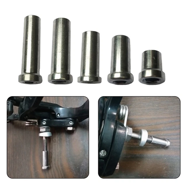 Lot De 2 Boulons De Frein M6 Pour Étrier De Vélo - Compatible Shimano - Aluminium Argent