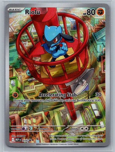 Mega Riolu Card POKEMON TCG MEGA Evolution Promo Riolu #10 £11.27 - PicClick UK