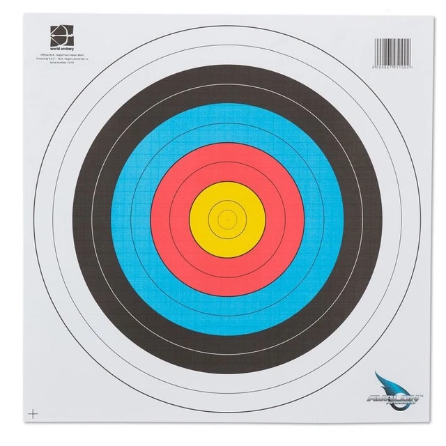 SET TARGET CARTA Omologato Tiro Con L'arco Pesante Fita 40Cm X 40Cm ...
