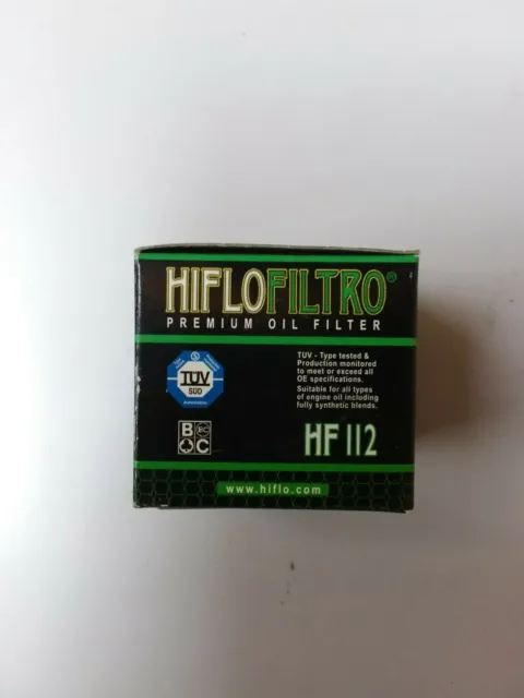 Filtre à huile Hiflofiltro moto ref HF 112