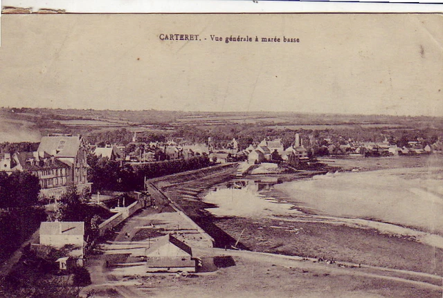 CPA 50 Face Jersey Portbail Barneville CARTERET La Mer de Sable Année 1932