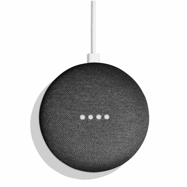 Haut-parleur intelligent Google Home Mini avec Google Assistant charbon de bois flambant neuf scellé 2