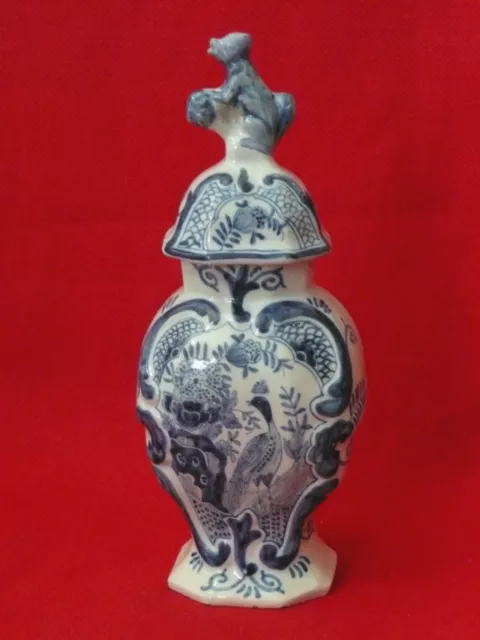 Vase potiche Delft 18 siècle manufacture de DE BLOMPOT Hollande h 24 cm Pays Bas