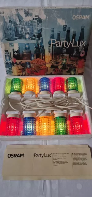 OSRAM Party Lux Die bunte Partykette  Vintage 70er Jahre