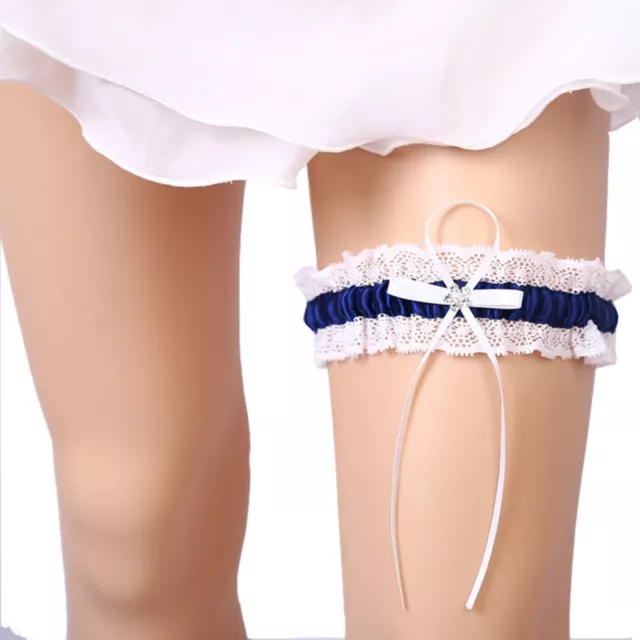 Bowknot Women Thigh Garter Bride Souvenirs Wedding Lace Garter New Leg Loop