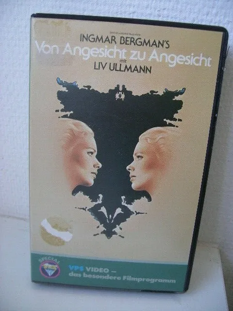 Von Angesicht zu Angesicht - Original VHS Video - Liv Ullmann - Ingmar Bergman
