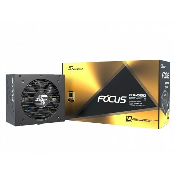 Alimentatore PSU per Pc Computer Seasonic Focus GX ATX 80 Plus Modulare 550W 550