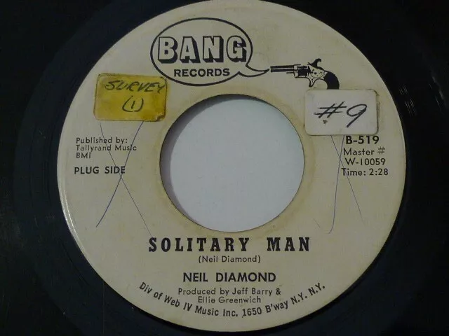 Promo Demo-Neil Diamond-Solitary Man-Bang