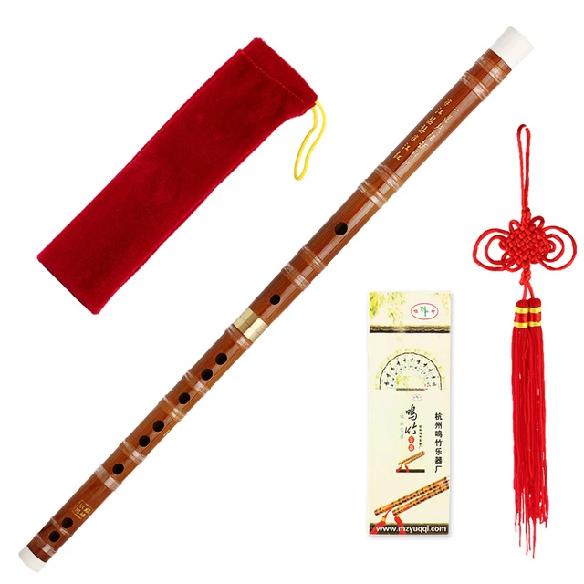 Bamboo Flute Traditional Handmade Chinese Musical Instrument Dizi In F Pluggable