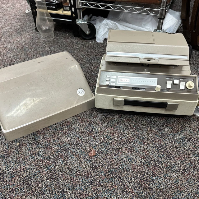 VINTAGE SEARS AUTOMATIC 500 Slide Projector 9895 9.99 PicClick