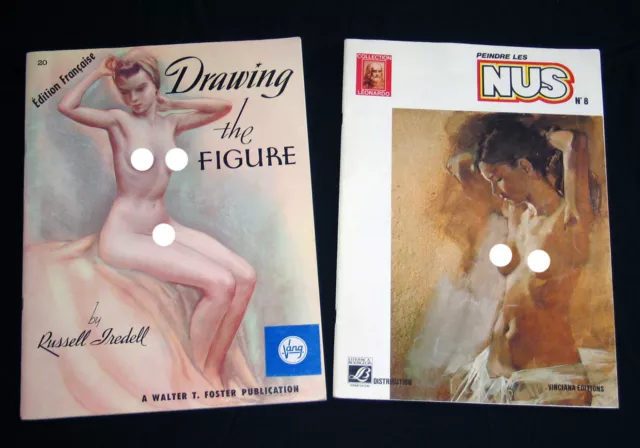 Dessiner Peindre 2 Revues Nu Feminin Drawing Iredell Leonardo Collection Lot