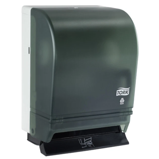 Tork Push Bar Auto Transfer Hand Towel Roll Dispenser , 1 ea