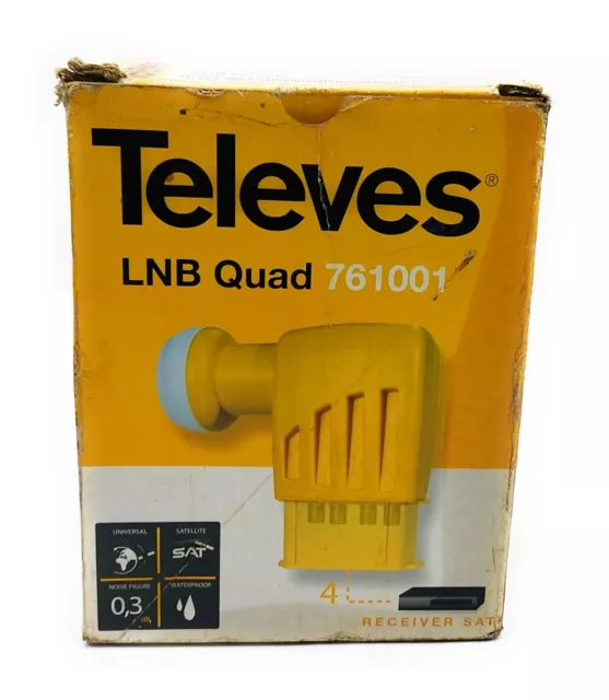 Televes LNB Quad 761001 Universel Ku Bande Dish Antenne