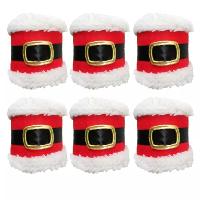 12 PCS Holiday Centerpieces Decor Serviette Holder Napkin Belt