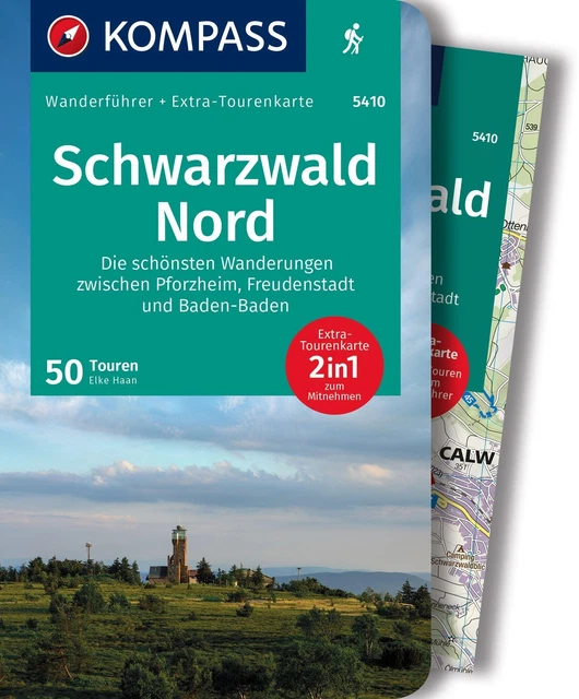 KOMPASS Wanderführer Schwarzwald Nord, Die schönsten Wanderungen zwischen P ...