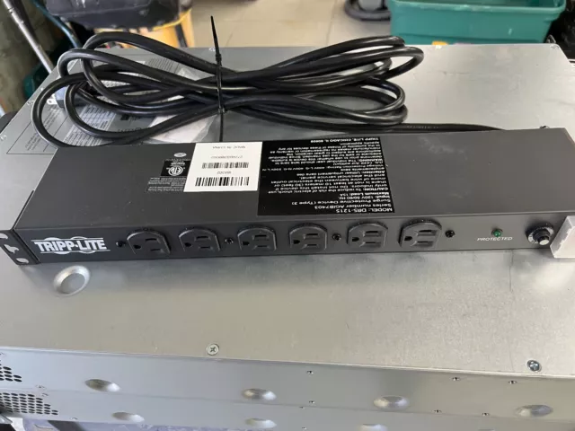 tripp lite DRS-1215 14-Outlet Network Server Surge Protector, 15 ft. Cord