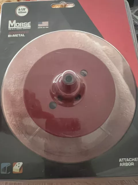 MK Morse Advanced Bi-Metal Hole Saw 4-1/8" 105mm MHSA66C