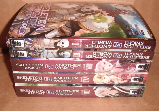 Lot of 5 Skeleton Knight in Another World Manga/Light Novel Set English