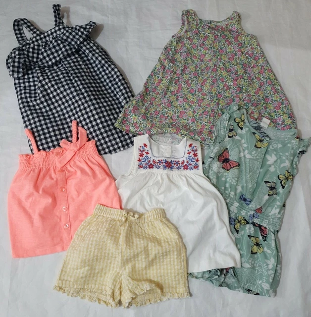2-3 years girls summer bundle GAP monsoon dress tops shorts (V)