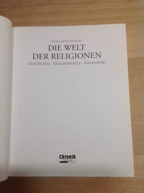 Die Welt der Religionen, Geschichte Glaubenssätze Gegenwart, Chronik Verlag, Top