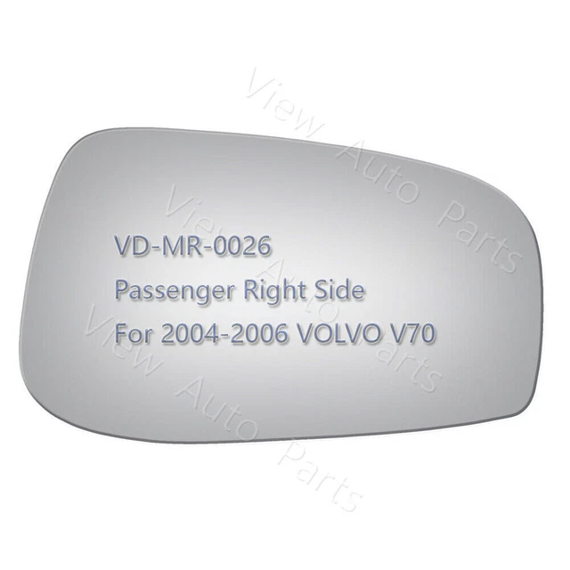 Miroir (verre) De Rétroviseur Droit Avec Patin - Pour Volvo S40/V40 Phase 1 Et VW 1995-2000 - Réf. 30865853