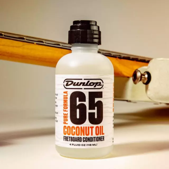 Dunlop 65 Coconut Oil Fretboard Conditioner Pure Formula – 4 oz 6634 2
