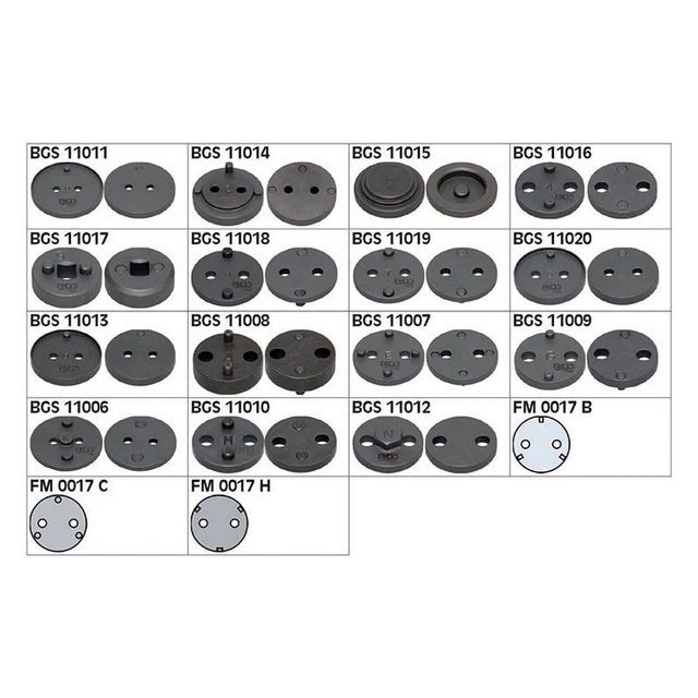 Adattatore BGS Numero 9 Per Audi, BMW, VW, Porsche - Pezzo Unico, Per Attrezzi 8027