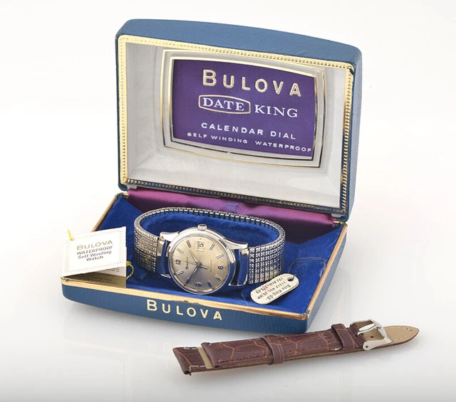 VINTAGE BULOVA AUTOMATIK mit Datum und Box - Swiss Made - 12 Monate ...