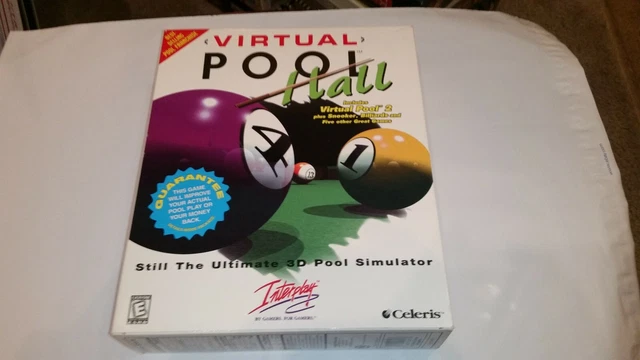 Retro Computer Pool VINTAGE 1990S VIRTUAL Pool Hall pc game $17.59 - PicClick